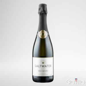 Iuris Saltwater Brut Nature is een mousserende wijn uit Kroatië gemaakt van Chardonnay